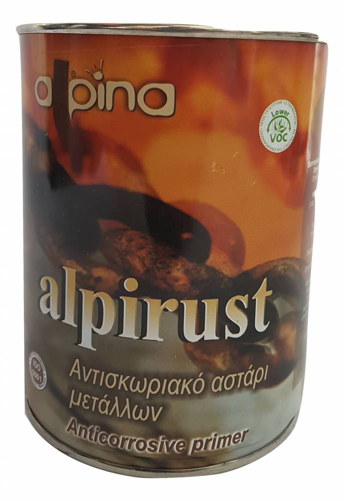 ALPIRUST BLACK 750ML ALPINA (ΑΝΤΙΣΚΟΥΡΙΑΚΩΝ ΑΣΤΑΡΙ ΜΕΤΑΛΛΩΝ)